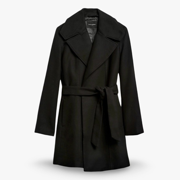 Banana Republic Jackets & Blazers - Banana Republic Tie-Waist Coat Jacket Black